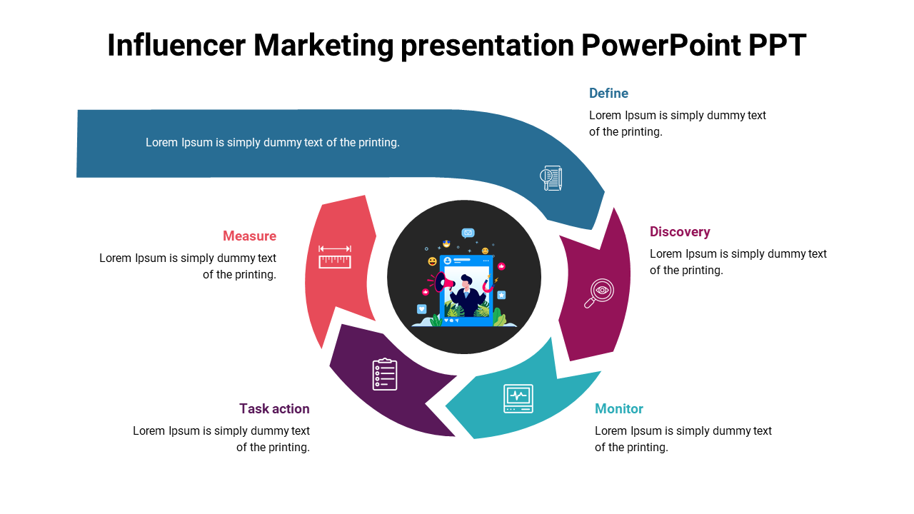 Influencer Marketing presentation PowerPoint PPT